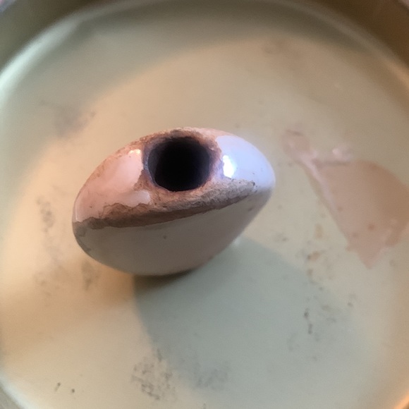 ESTATE SELL VINTAGE ROCK PORCELAIN COVERED PIPE - Picture 4 of 4